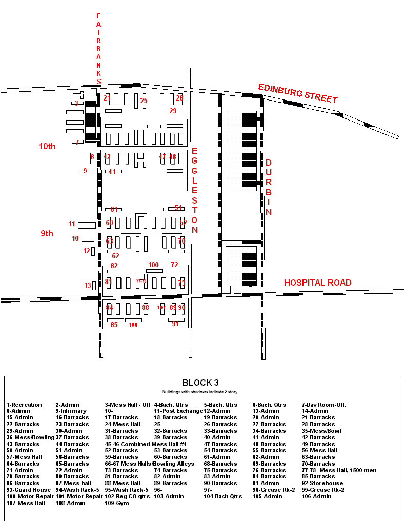 Camp Atterbury by Block Numbers
